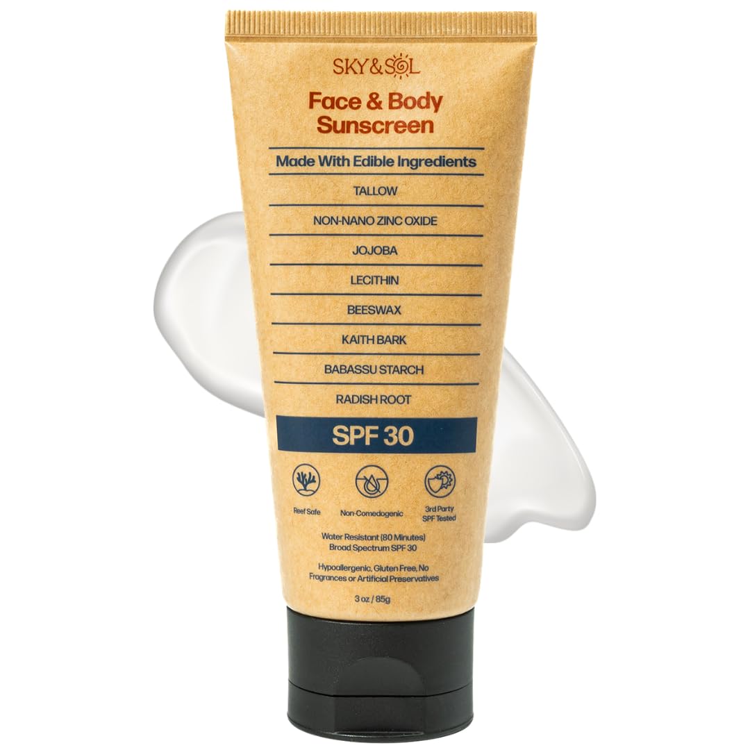 Sky and Sol front packaging showing 3 oz jar and clear labeling benefit travel-friendly