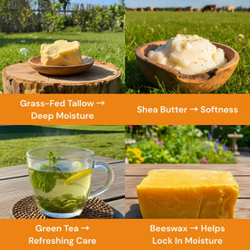 Sky and Sol size and contents label highlighting ingredients list