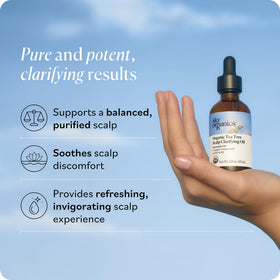 Sky Organics jojoba oil ingredient close-up, emphasizes lightweight moisturizing benefit