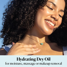 Sky Organics removing makeup from skin showing gentle, effective cleansing benefit