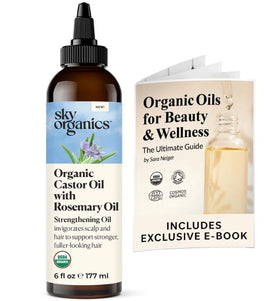 Sky Organics pouring oil close-up demonstrates smooth consistency