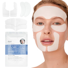 skyn ICELAND front packaging showing six-piece facelift kit and benefits