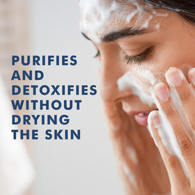 skyn ICELAND creamy foam texture demonstrating gentle lathering benefit