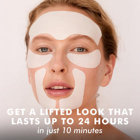 skyn ICELAND close-up forehead hydrogel patch highlighting cooling texture