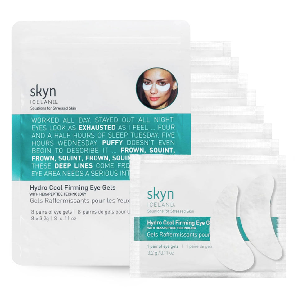 skyn ICELAND front packaging showing product box and branding with calming benefit