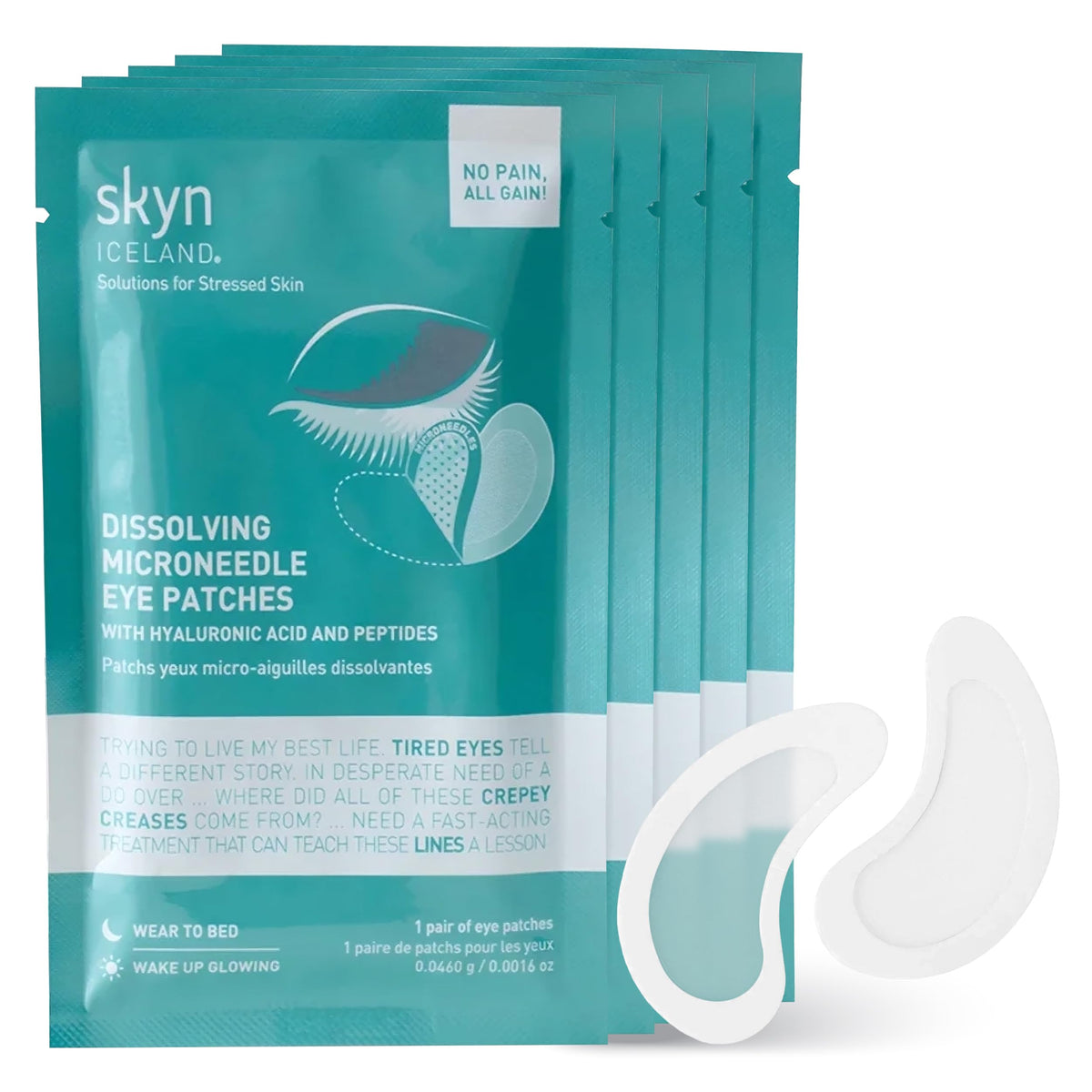 skyn ICELAND front packaging showing five pairs and clear benefits