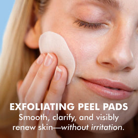 skyn ICELAND pad texture close-up highlighting saturated soft fiber, gentle exfoliation