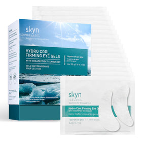 skyn ICELAND pouch front packaging showing cooling eye patches for quick refresh