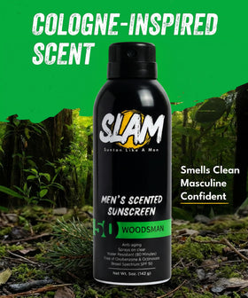 Slam Lotion applied on forearm illustrating clear finish and comfort