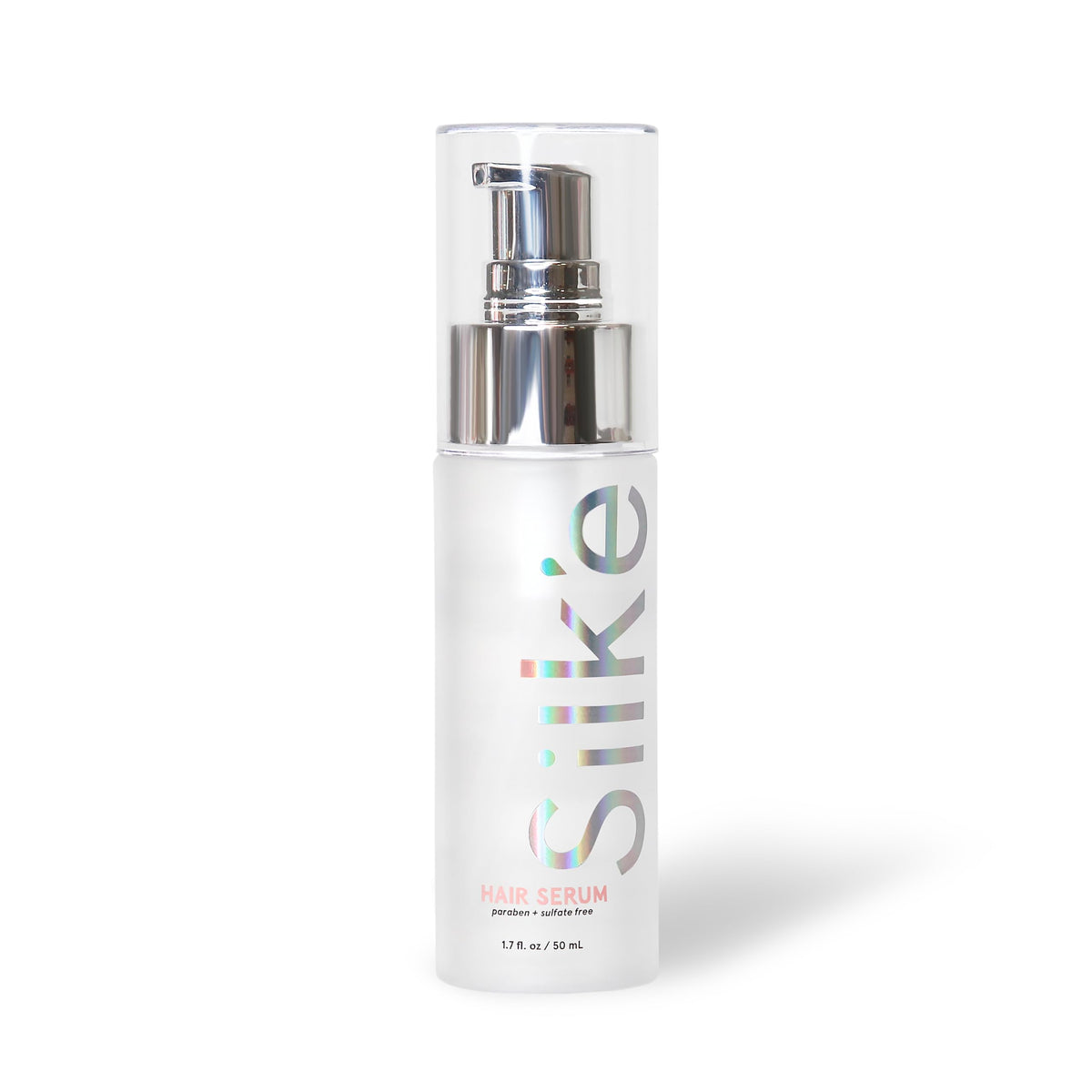 Sleek'e close-up of pump dispensing serum for precise application benefit