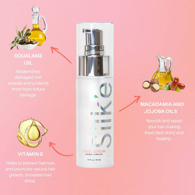 Sleek'e applied to damp hair demonstrating easier detangling and styling