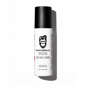 Slick Gorilla front packaging showing sea salt spray for easy styling