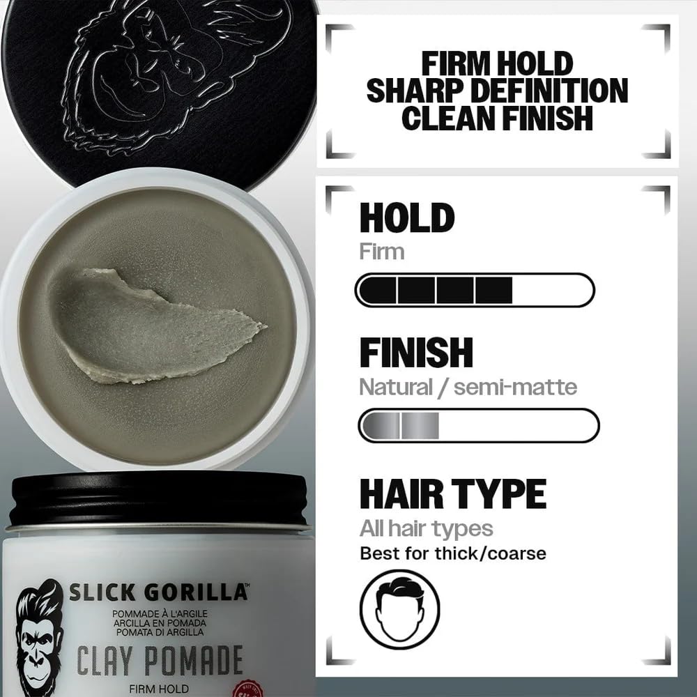 Slick Gorilla rinsing pomade out under water showing easy washout benefit