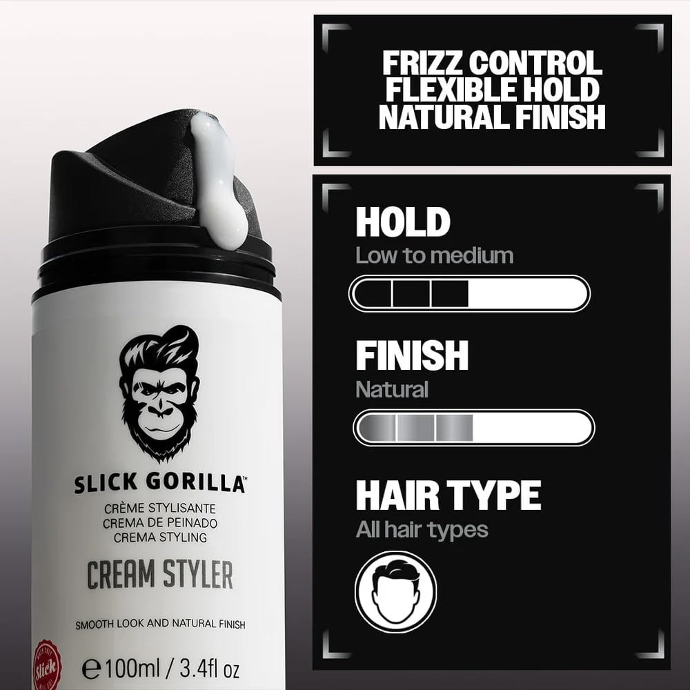 Slick Gorilla next to a coin showing 100ml scale and travel-friendly size