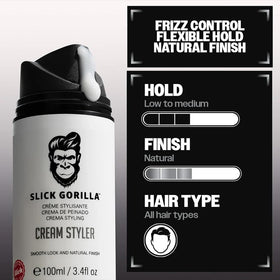 Slick Gorilla next to a coin showing 100ml scale and travel-friendly size
