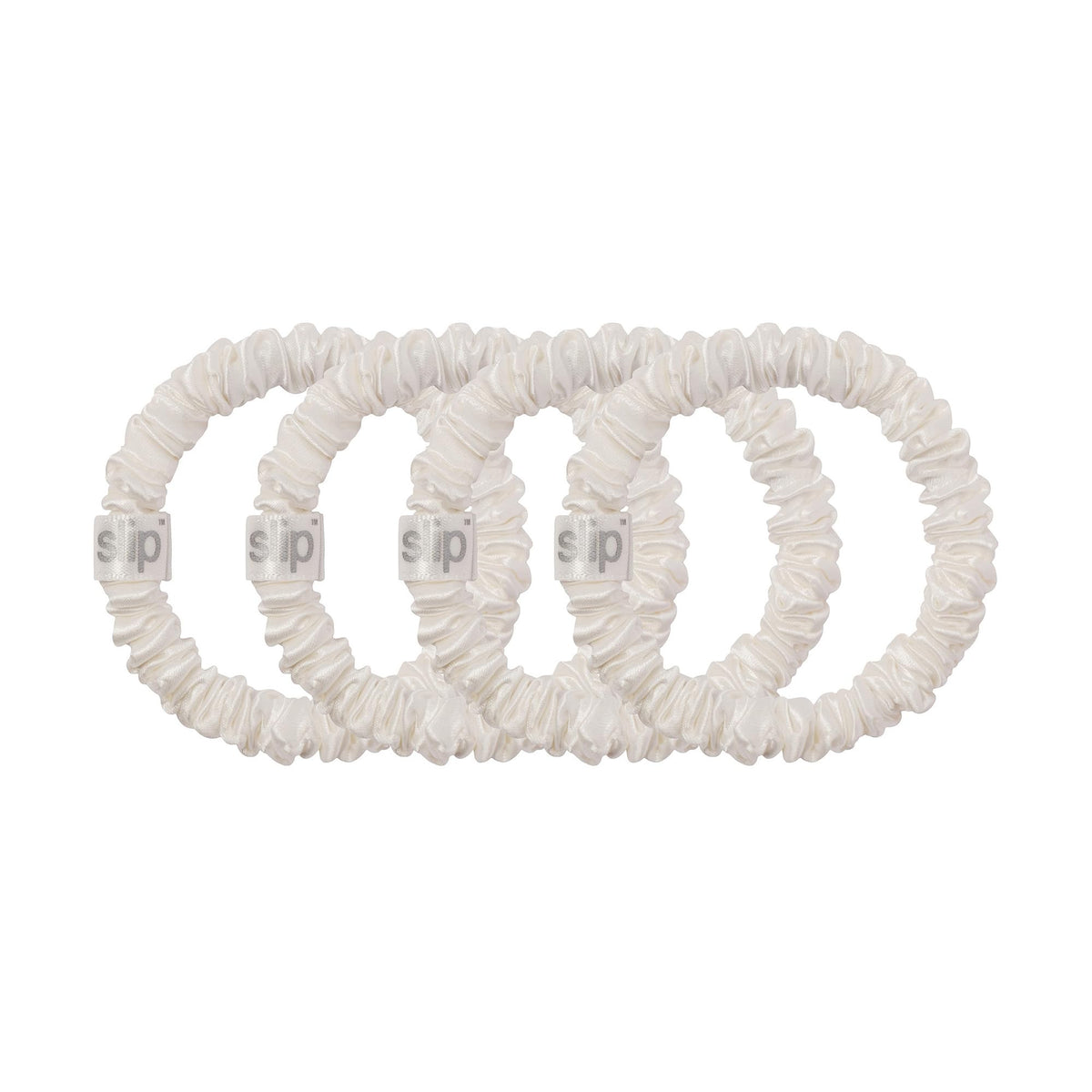 SLIP scrunchie worn on wrist as accessory showing comfort and no tugging