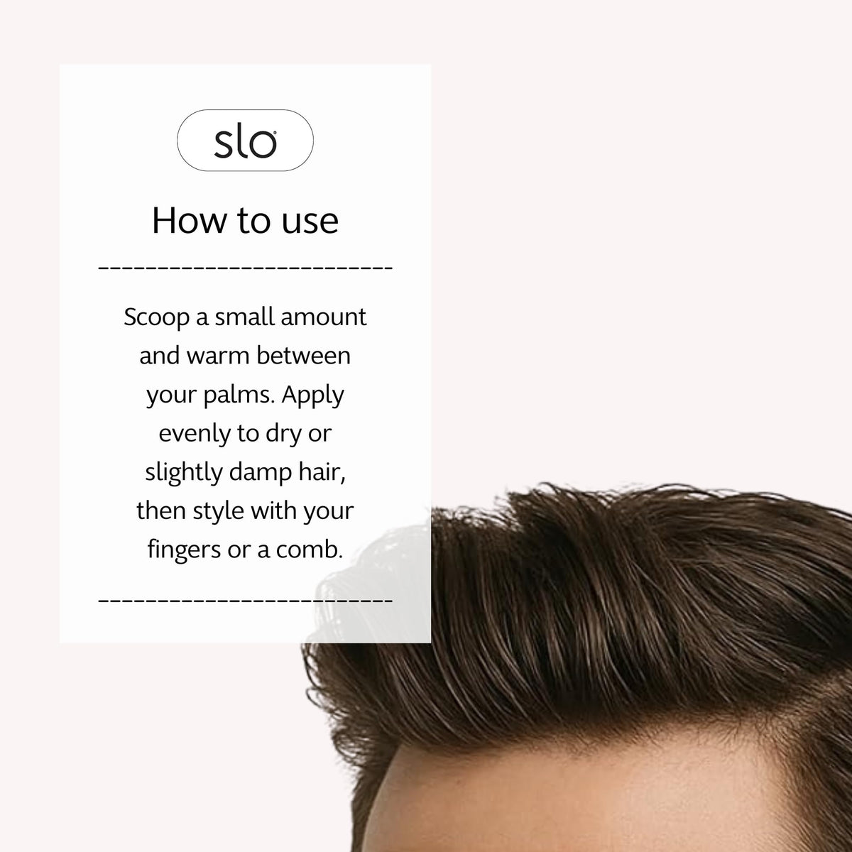 Slo beard styling use taming flyaways and shaping facial hair benefit
