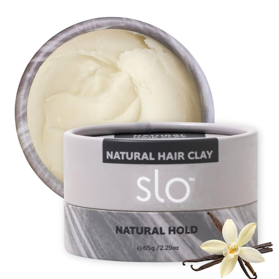 Slo front packaging showing compostable tub and natural branding benefit