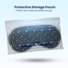 Slumbriq stored flat in freezer ready for quick cold therapy