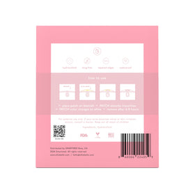 SMARTMED close-up of single hydrocolloid dot highlighting thin profile