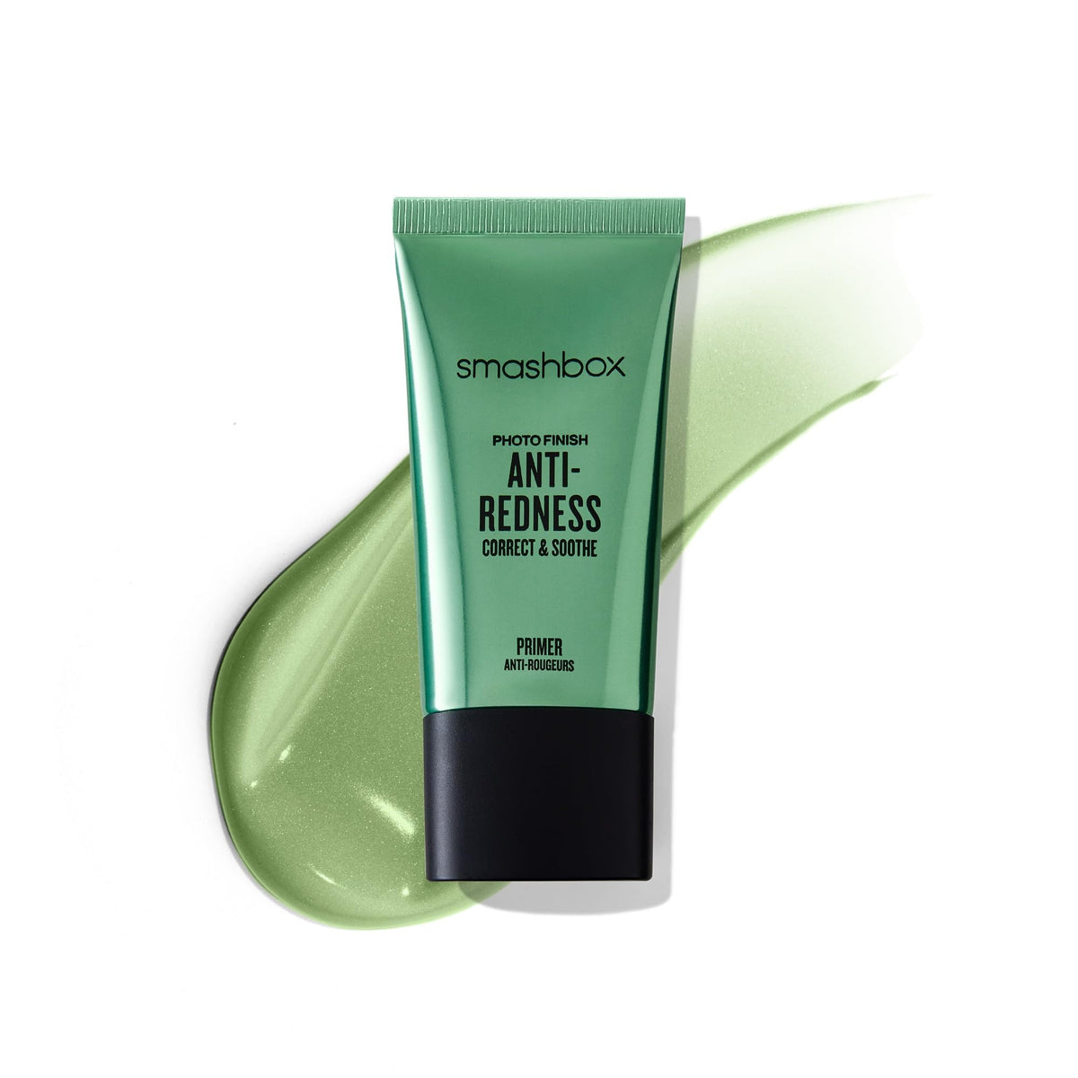 Smashbox front packaging showing primer tube, clear brand visibility and compact size