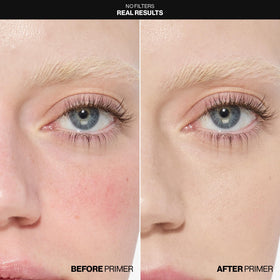Smashbox primer texture close-up highlighting lightweight, blendable consistency