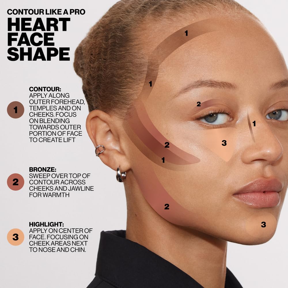 Smashbox applying contour to cheek with brush demonstrating sculpted definition benefit