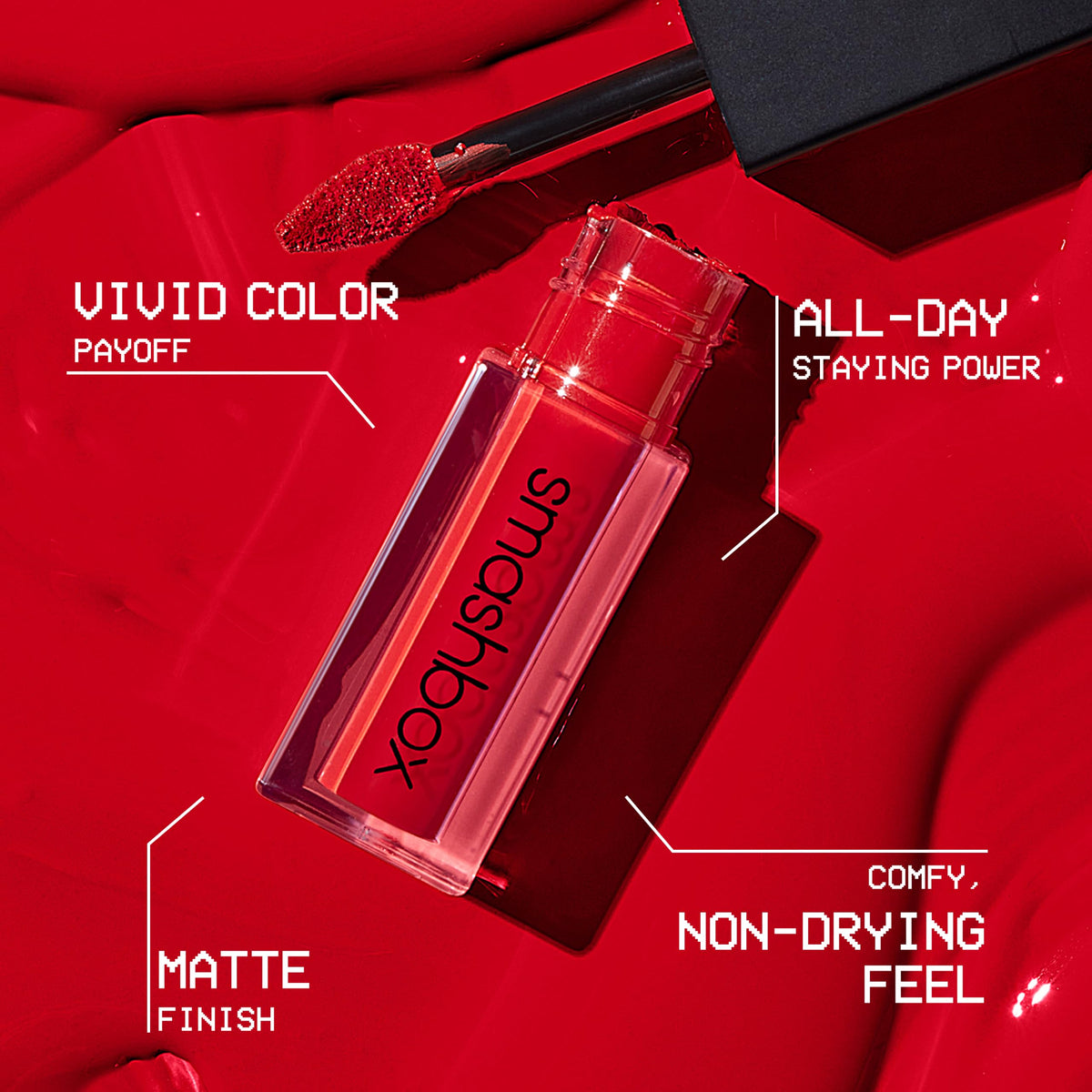 Smashbox model applying Big Spender for precise, long-lasting wear