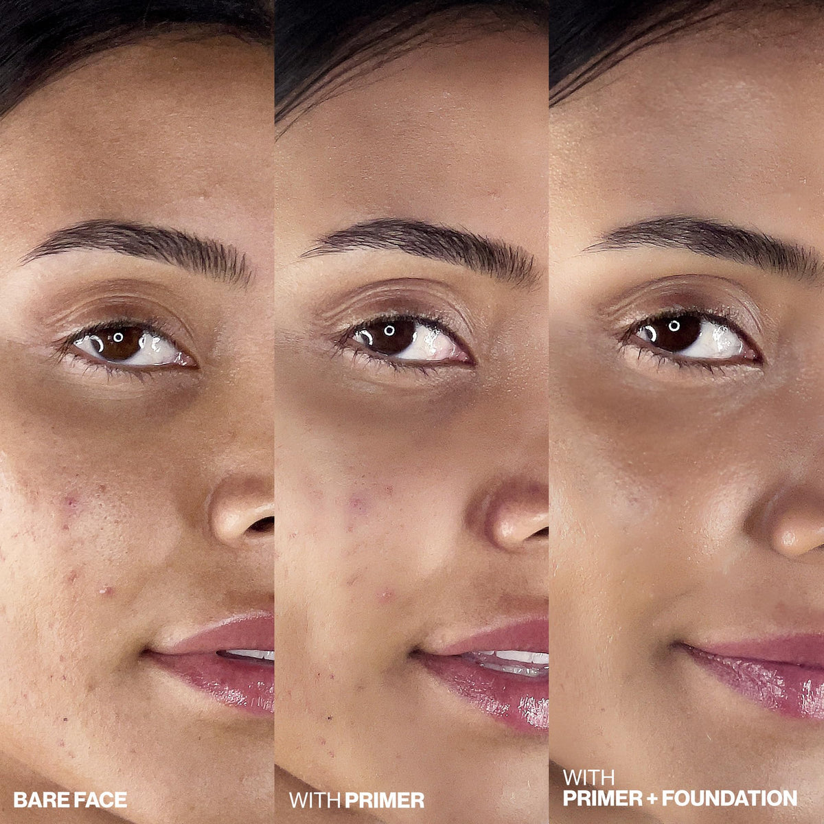 Smashbox blur primer close-up texture showing pore-softening benefit