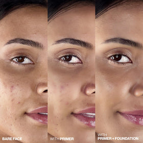 Smashbox blur primer close-up texture showing pore-softening benefit