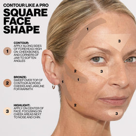 Smashbox bronze pan texture detail demonstrating blendable warmth and natural finish