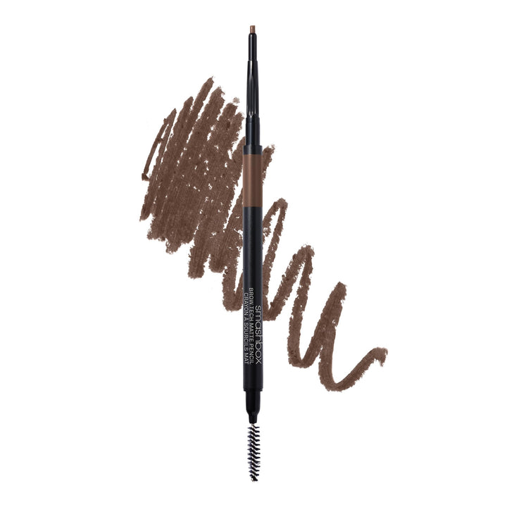 Smashbox pencil front view showing compact dual-ended design and portability