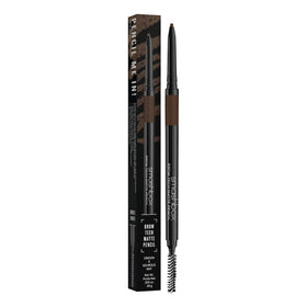 Smashbox Brunette swatch on forearm demonstrating matte waterproof color
