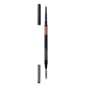 Smashbox pencil on vanity with brushes showing curated everyday brow routine