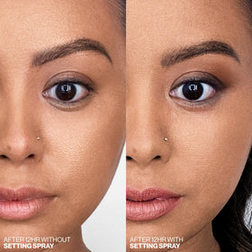 Smashbox close-up of mist nozzle demonstrating fine hydration spray