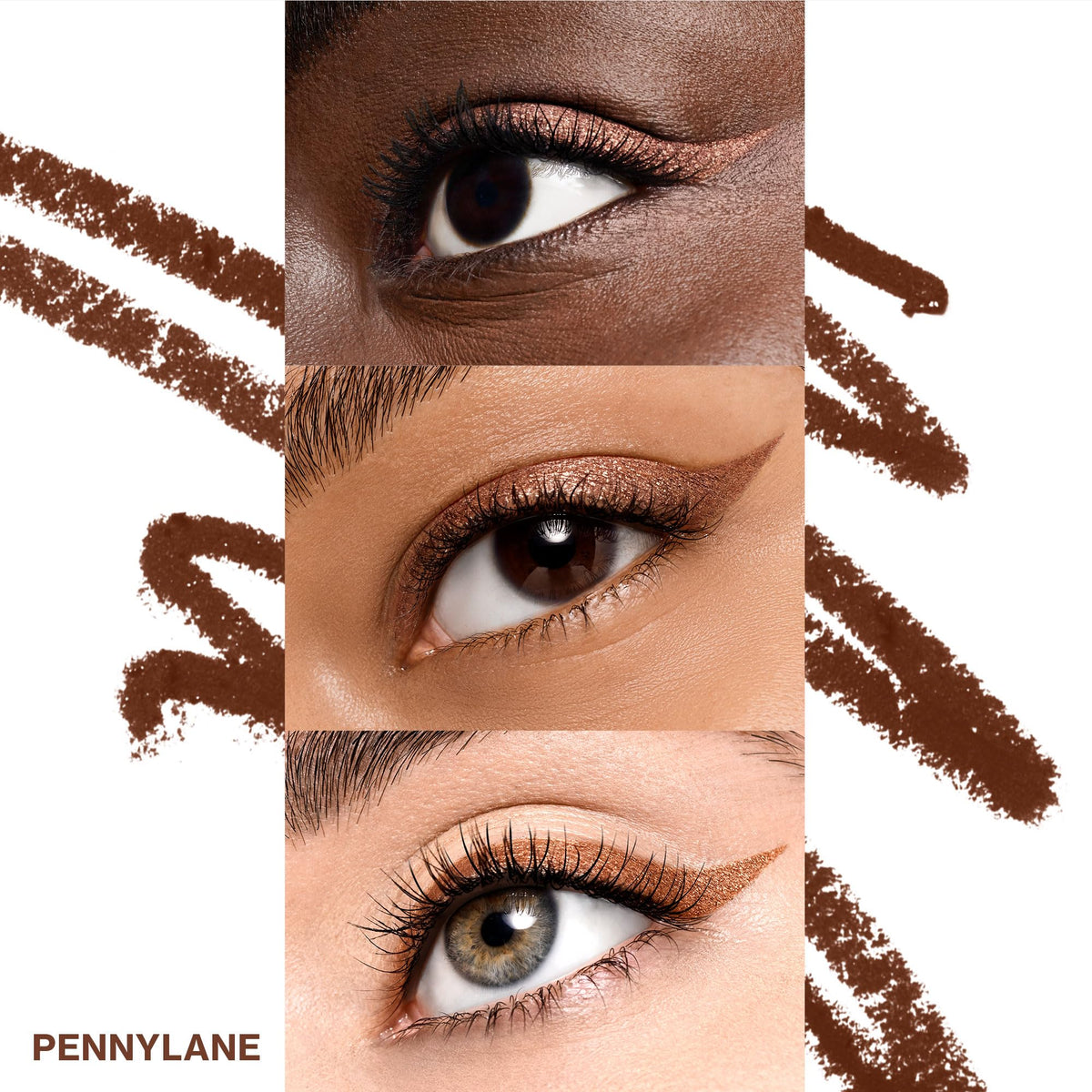 Smashbox close-up of self-sharpened tip demonstrating fine point for precise lines