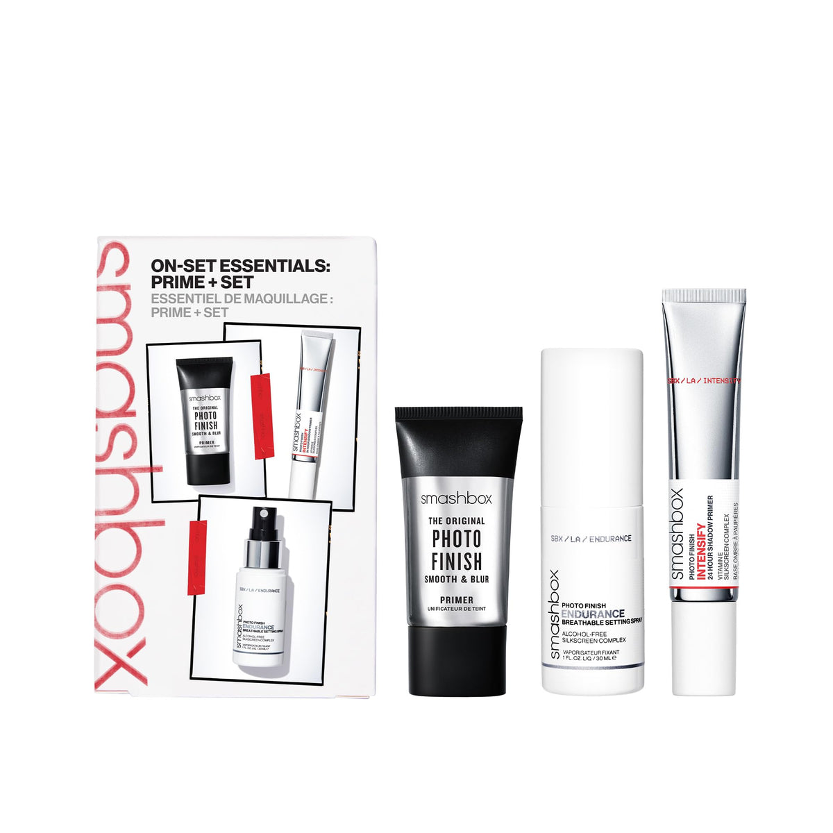 Smashbox full-size eyeshadow primer front view with long-wear benefit