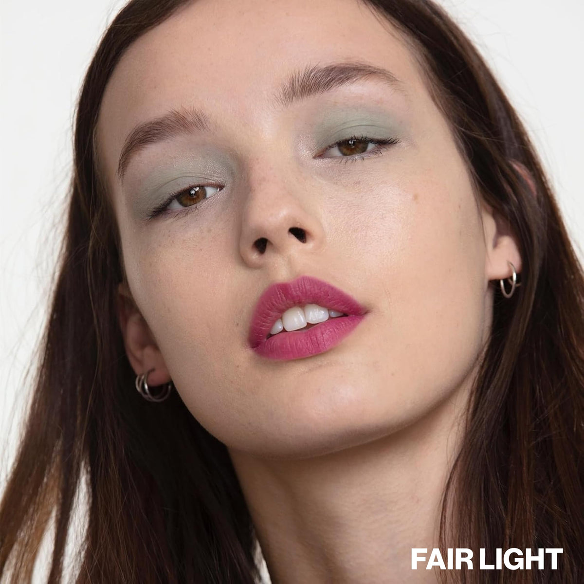 Smashbox swatches on arm showing fair light shade and blendability