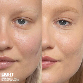 Smashbox texture close-up drop revealing dewy, hydrating finish