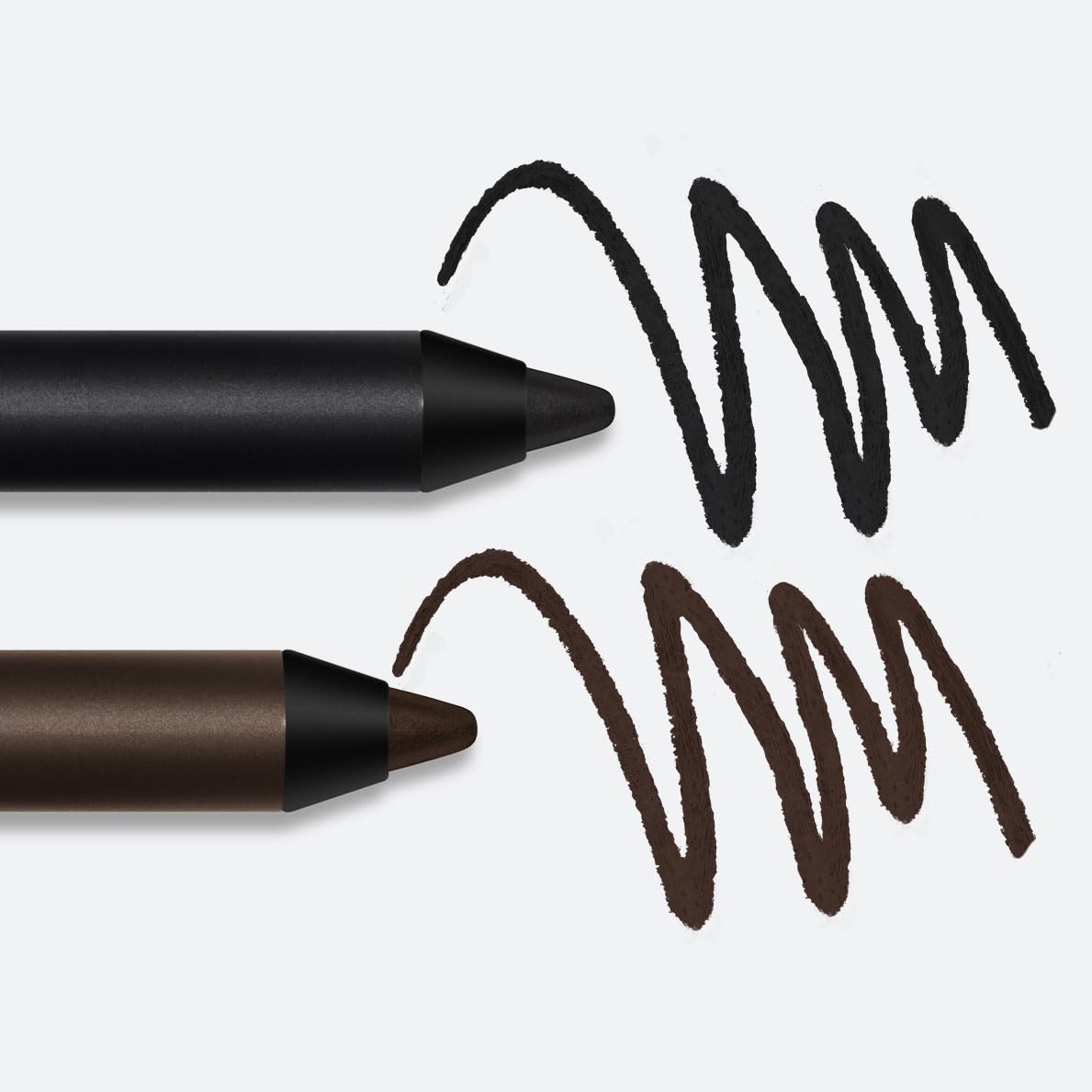 Smashbox pencil applied as winged eyeliner on model eye, long-lasting definition benefit