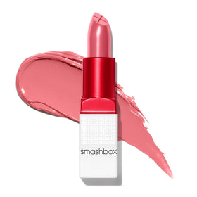 Smashbox lipstick front packaging showing Literal Queen and bold color payoff