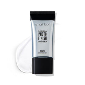 Smashbox front packaging showing compact 1 oz primer for smooth base