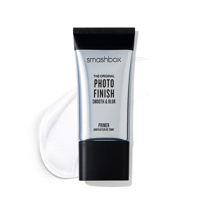 Smashbox front packaging showing compact 1 oz primer for smooth base