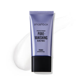 Smashbox primer front packaging showing product name and matte finish benefit