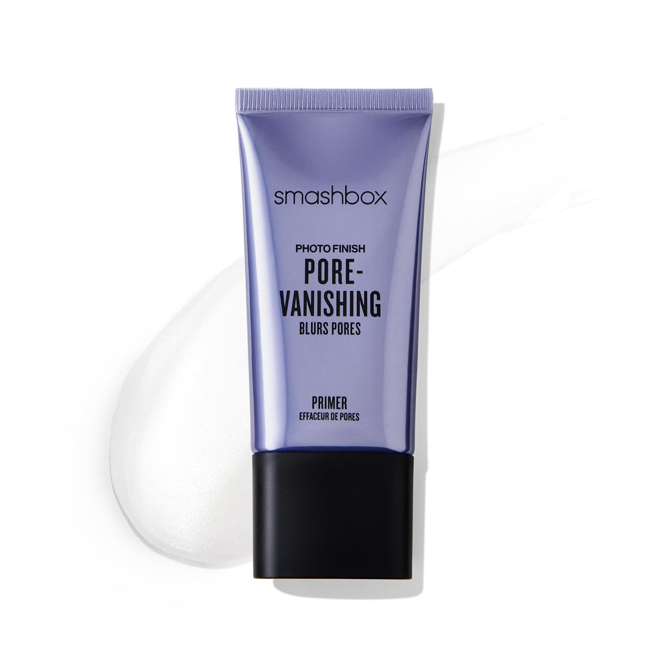 Smashbox primer front packaging showing product name and matte finish benefit