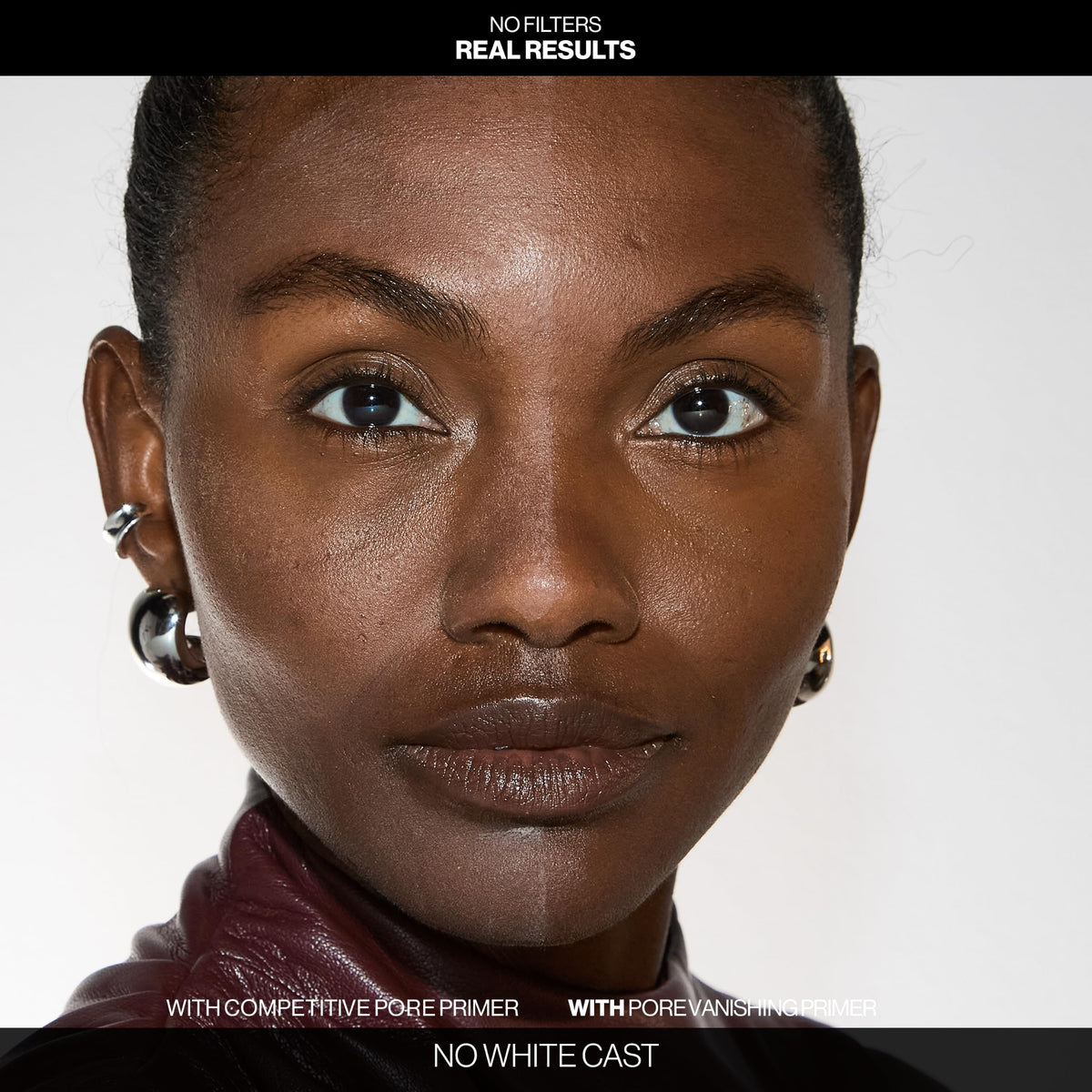 Smashbox primer applied under foundation in routine showing longer makeup wear benefit