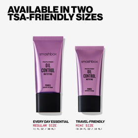 Smashbox primer flatlay with skincare showing layering with moisturizer and protective benefits
