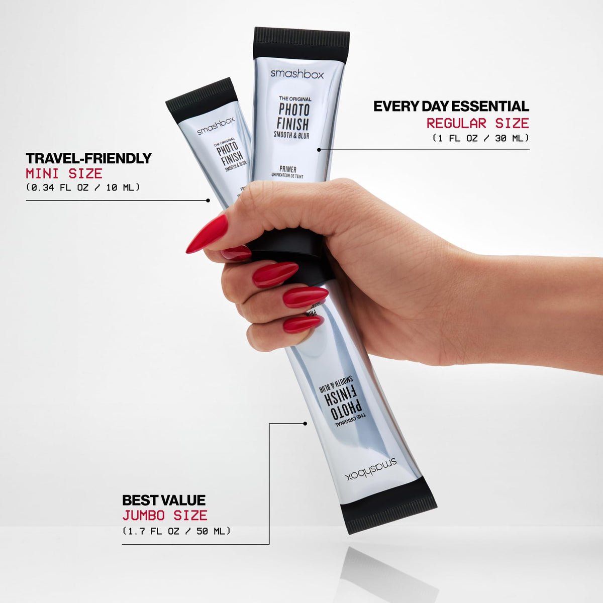 Smashbox primer staged on vanity showing everyday routine compatibility