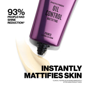 Smashbox primer texture close-up revealing lightweight, non-greasy formula for smooth base