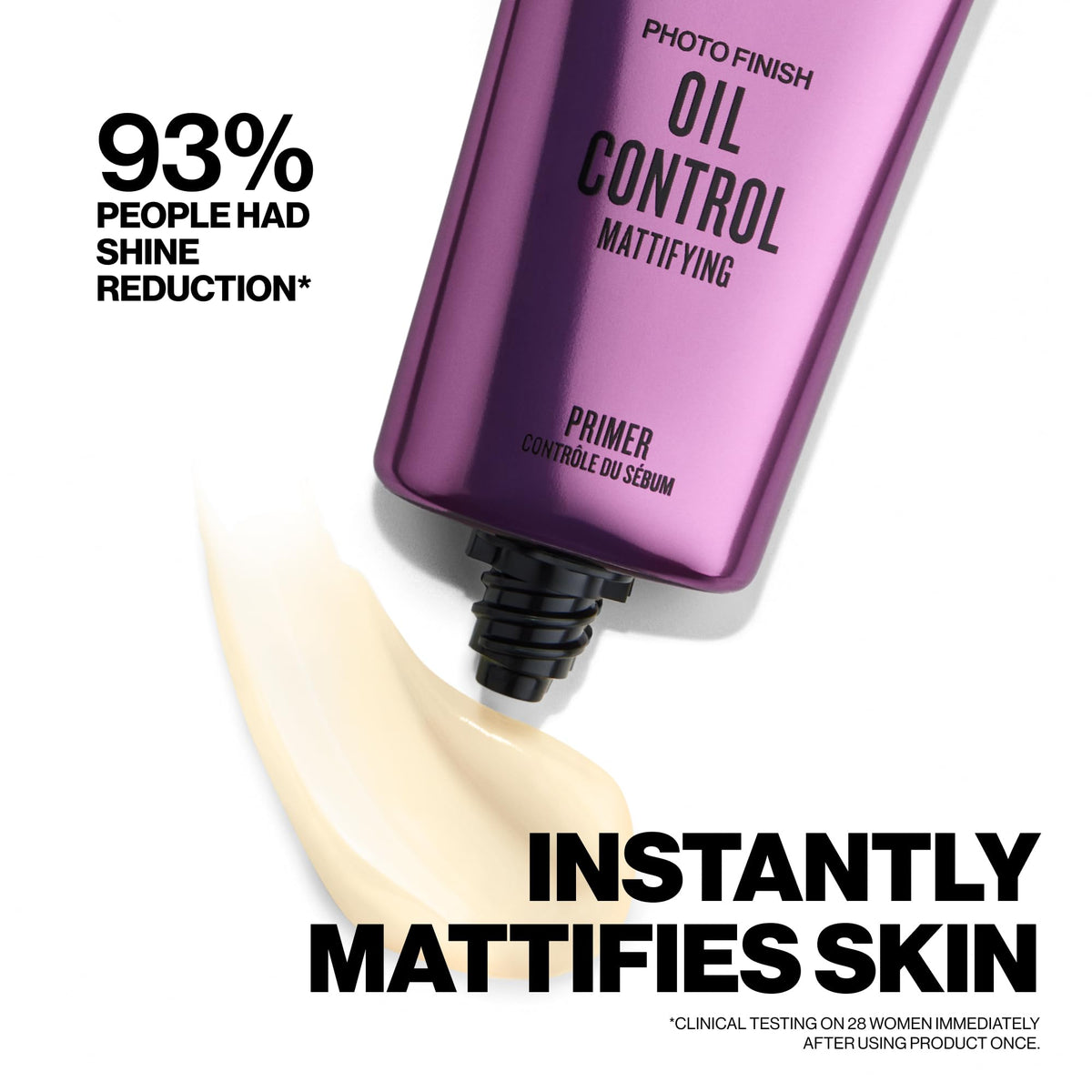 Smashbox primer bottle in hand to show true product size